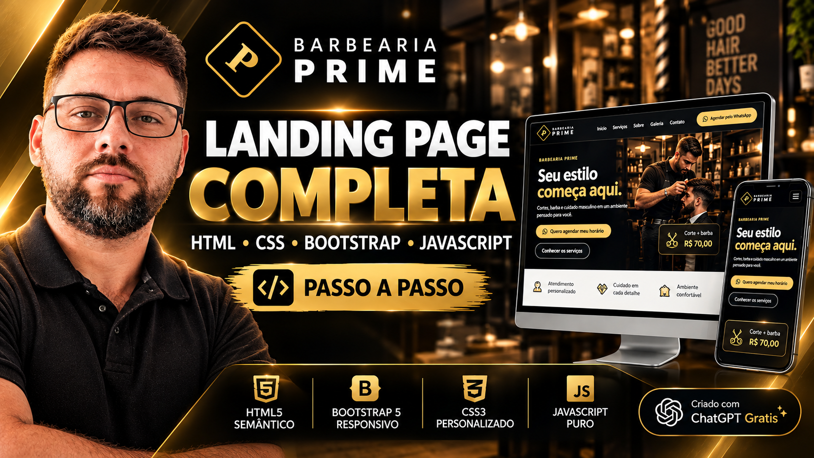 Crie um Site Profissional com ChatGPT | Passo a Passo para Iniciantes